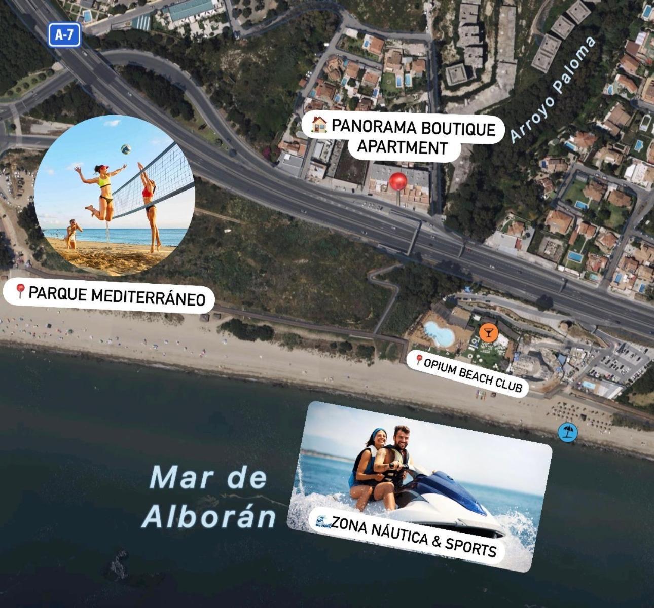 Frente A La Playa Apartamento Boutique En 马尔韦利亚 外观 照片